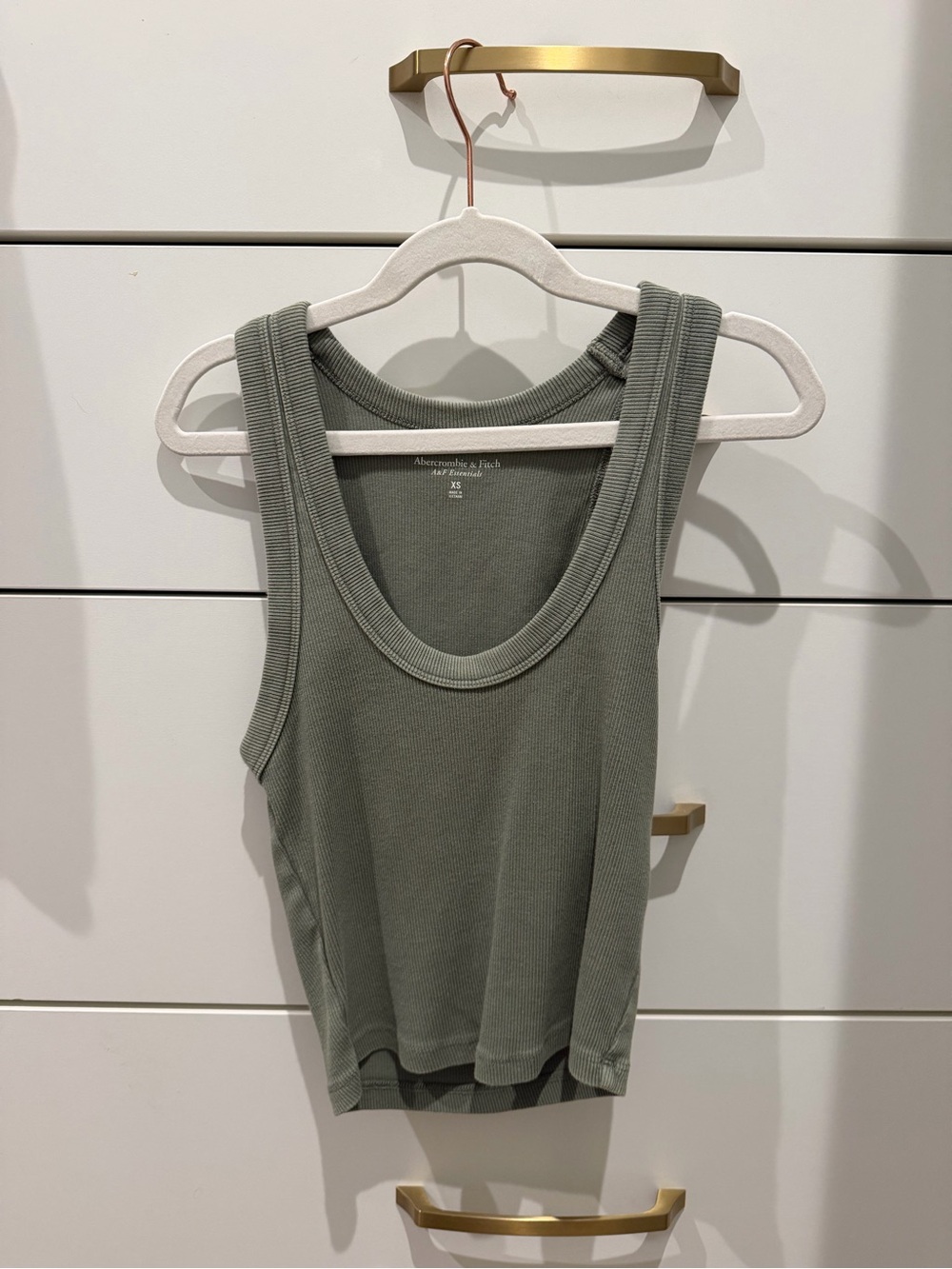 Abercrombie & Fitch Sage Ribbed Tank